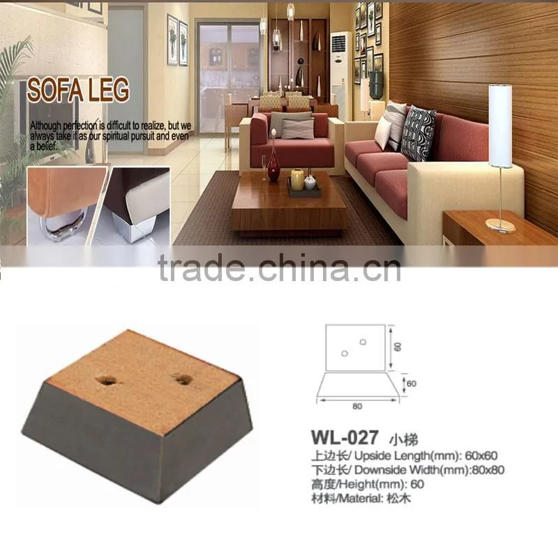 Wooden sofa leg