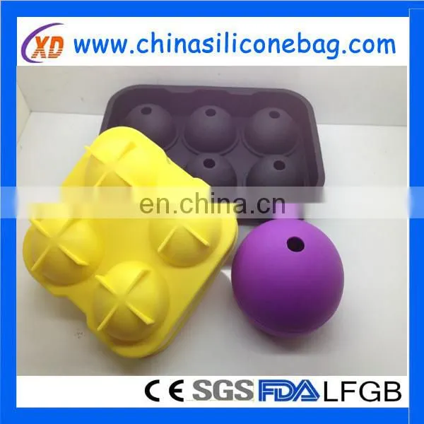 BPA Free Silicone Ice Cube Tray/ Ice Ball Maker in Eco-friendly
