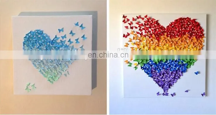 Colorful 3D Butterfly Paper Wall Sticker Home Decoration Wholesale
