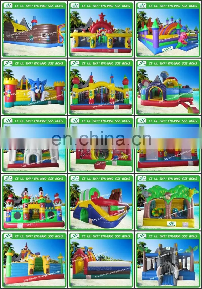 Slides inflatable combo games, house jumping games, slide bouncy combo