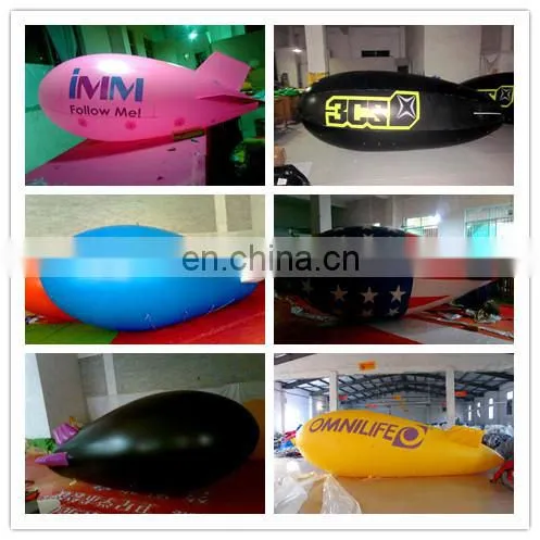advertising helium inflatable zeppelin