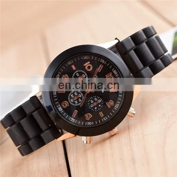 2014 Alibaba China Supplier Big Dial Custom Digital Silicone Watch