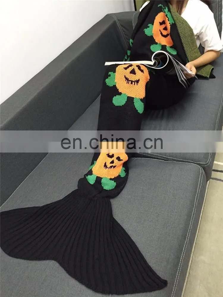 Mermaid Tail Blanket Warm and Soft Blankets For Kids And Adults Bedding Wrap
