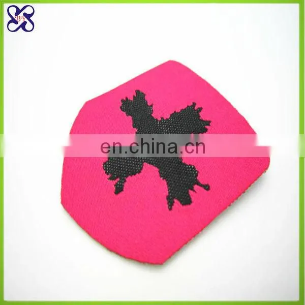 fashion clothing iron on woven care label