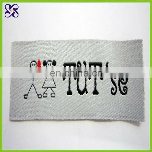 colorful high definition clothing woven label for wallet