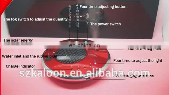 Multi-function Solar Energy Car Air Purifier