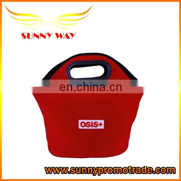 Customized Neoprene lunch bag wetsuit material picnic bag