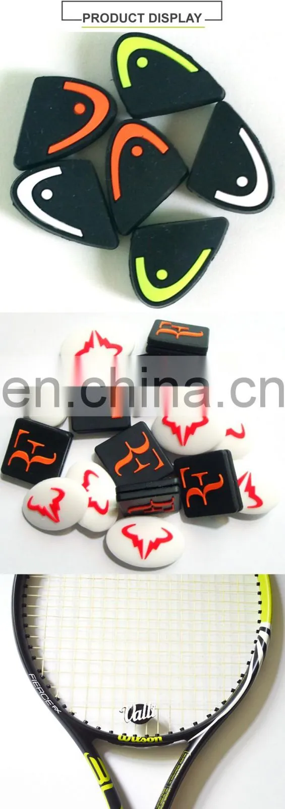 Wholesale Various Colors String Vibration Tennis Dampener For Choices