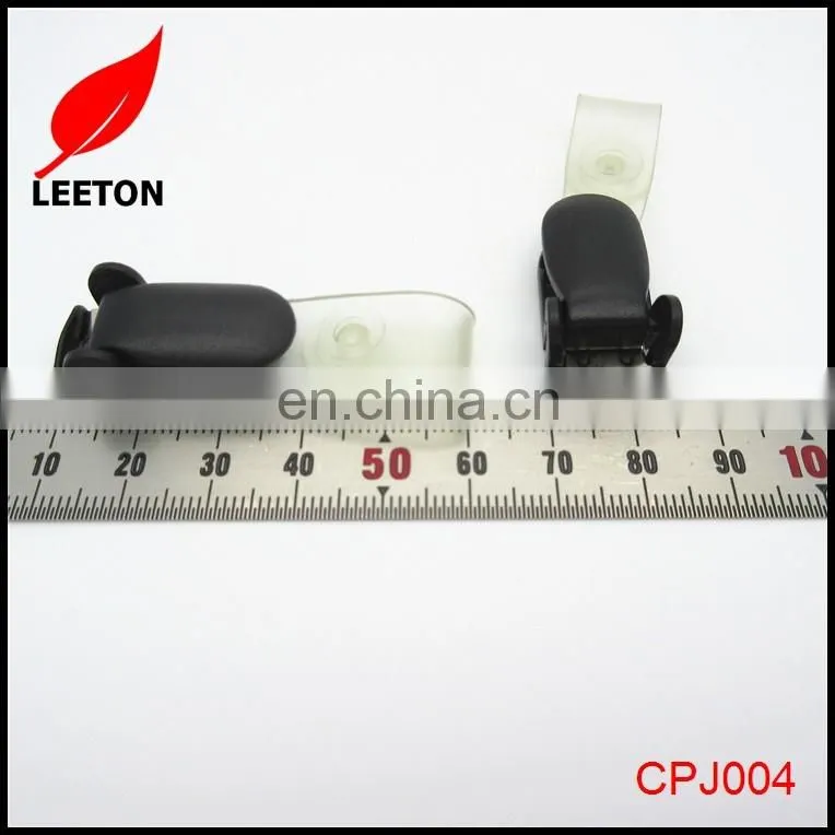 Plastic ID name badge clip