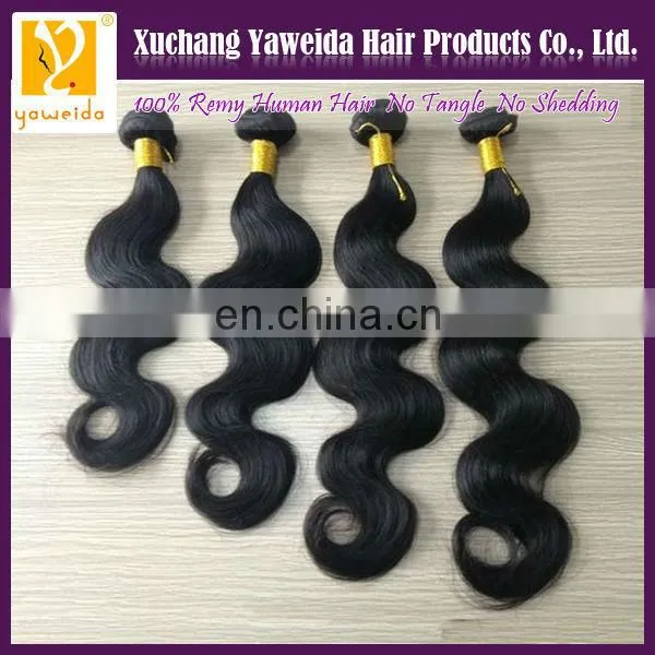 2014 new products fashionable body wave brazilian hair weave