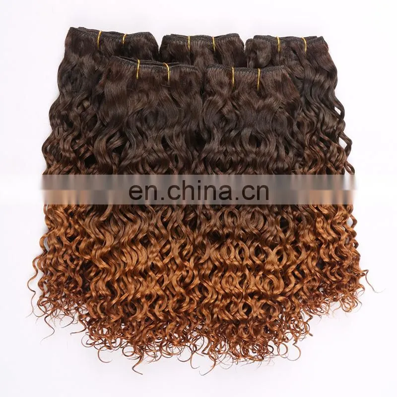 High quality silky straight Malaysian remy hair extension, ombre color malaysian human hair