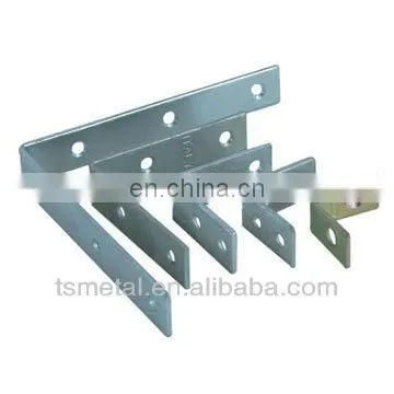 Customhot dip galvanized steel L hollow bracket