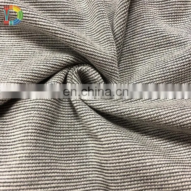New product Cotton polyester spandex terry interlock fabric