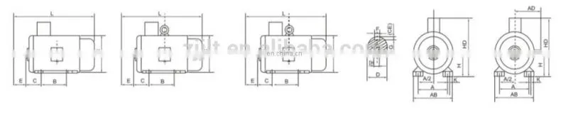 small ac induction motor