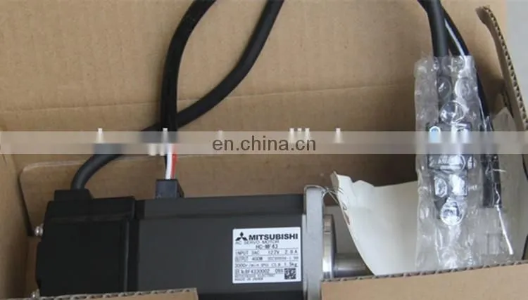 Original 400W Mitsubihis ac servomotor HC-MF43 / HC-MF43K
