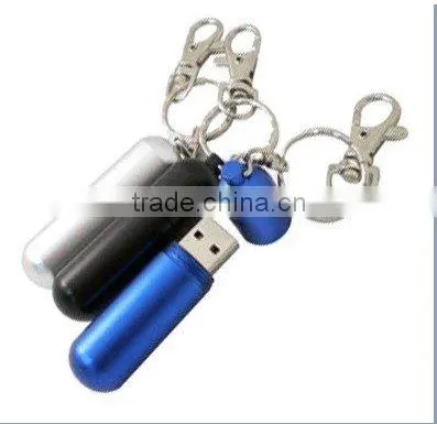 Round Shape metal USB flash memory 1gb