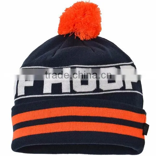 2016 Fashion Custom Bulk Beanie With Pom