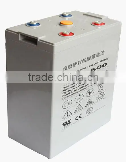 free maintenance lead battery 2v 600ah 2v GEL battery vrla 2v300ah battery