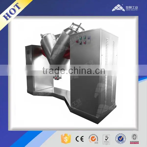 Cylinder rolling V-type powder Mixer