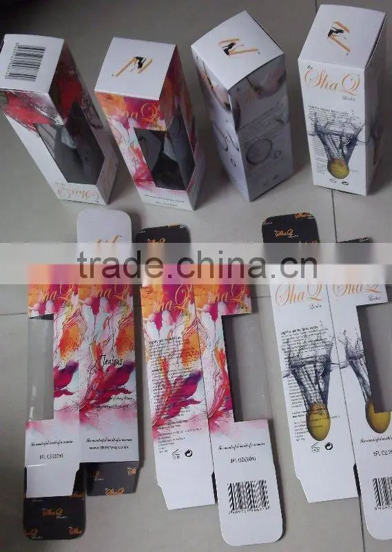 Fashion style with pvc window packing gift paper box