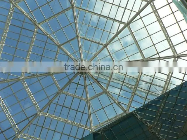 Steel structure dome roof skylight