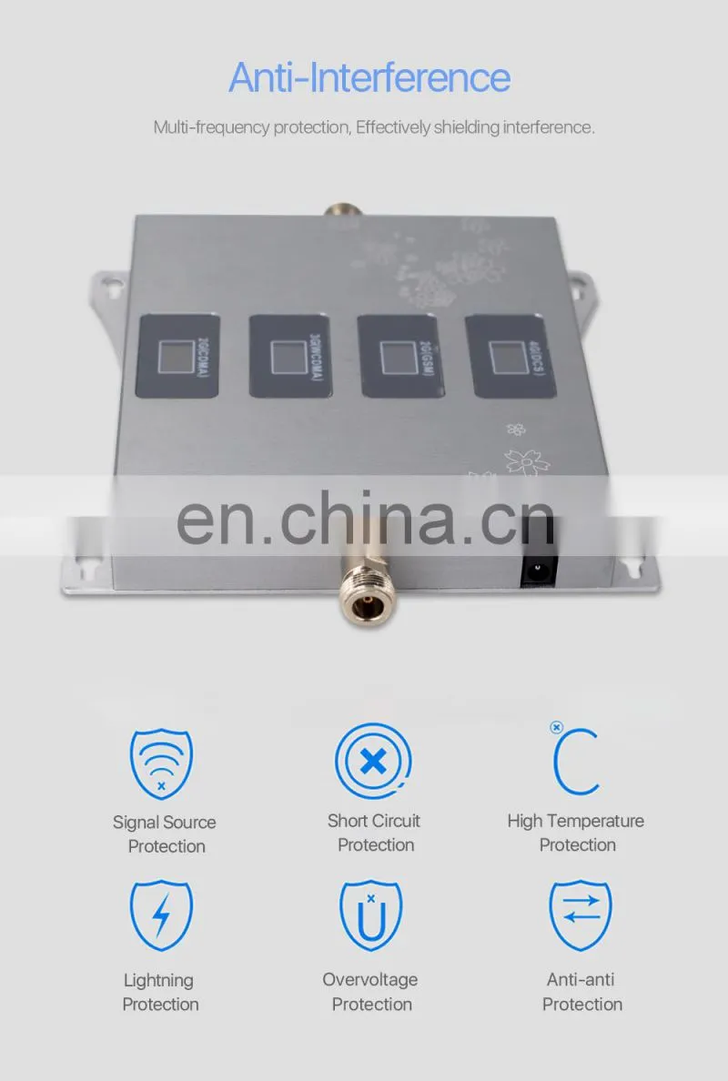 ALLINGE SDS224 2G 3G CDMA 800/900/1800/2100MHz Mobile Signal Booster Cell Phone Repeater