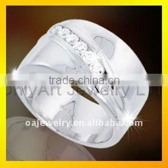small order fashion design lovers silver square rings sets with high quality paypal acceptable
