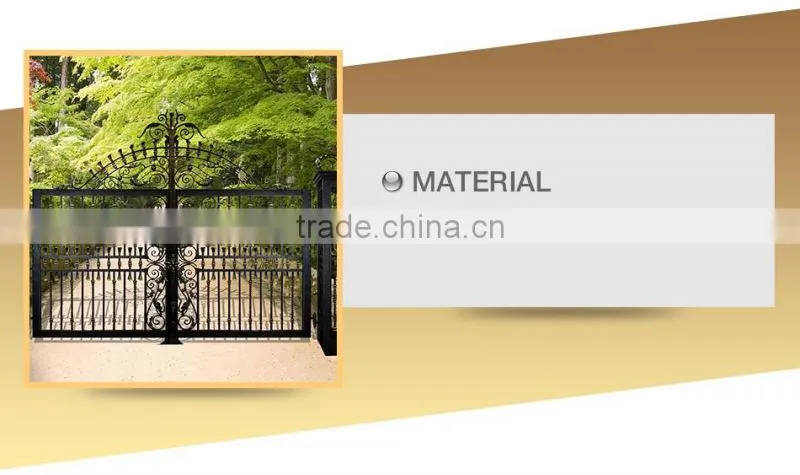 Top manufacturer classical design garden gate iron gate