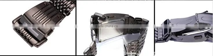 alibaba express LCD watch Iron Man Wrist Watch stainless Steel Men's watch