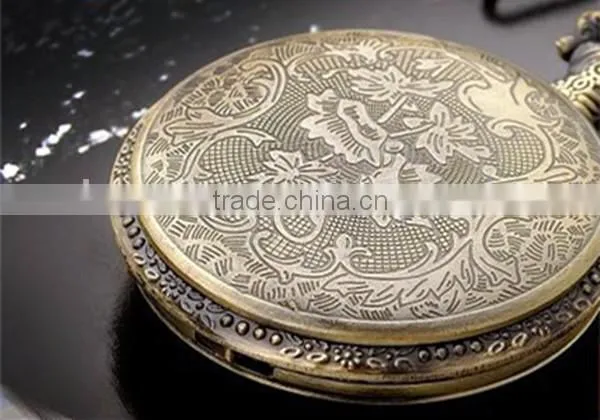 Classic vintage pocket watch automatic mechanical watch round quartz watch