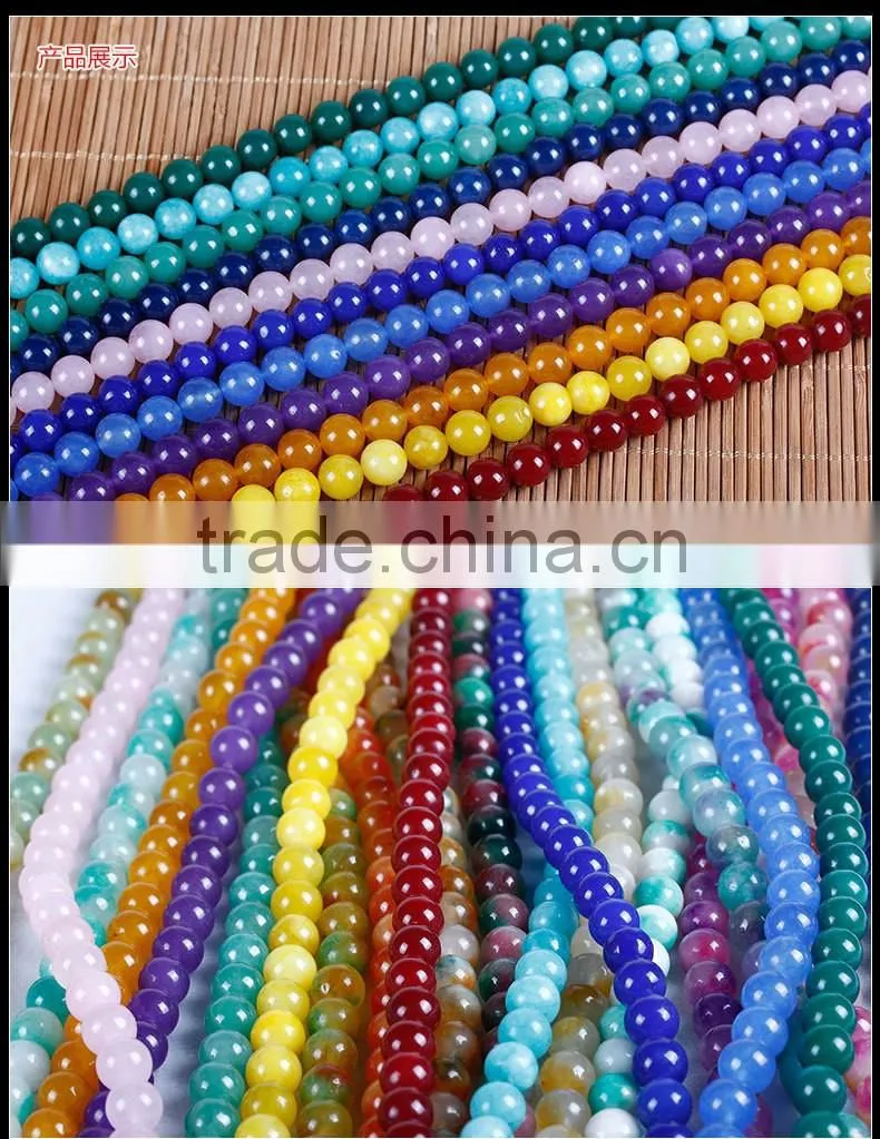 4mm 6mm 8mm 10mm 12mm Natural stones loose beads section face cut agate jade charms jewelry accessory