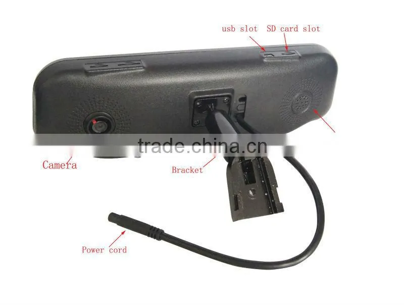 4.3 inch DVR rear view mirror ,Best selling DVR rear view mirror