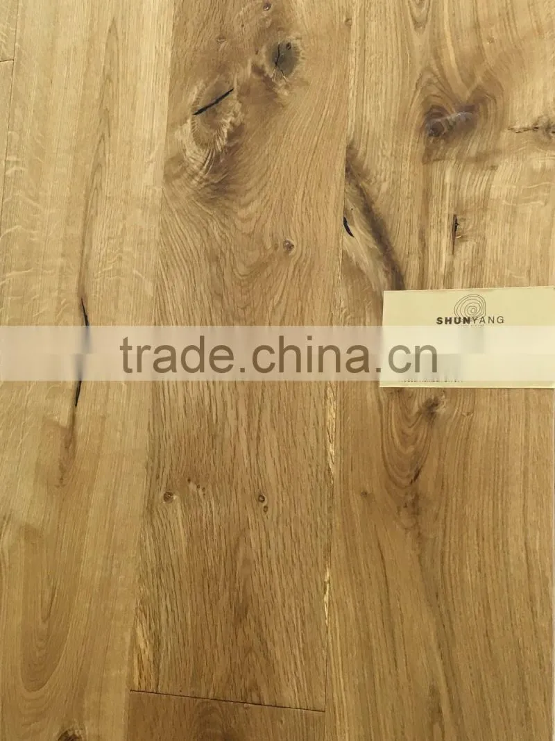 SY7077 Monocoat oiled &smoked engineered wood flooring