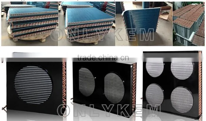 Refrigeration air cooled condenser for cold room
