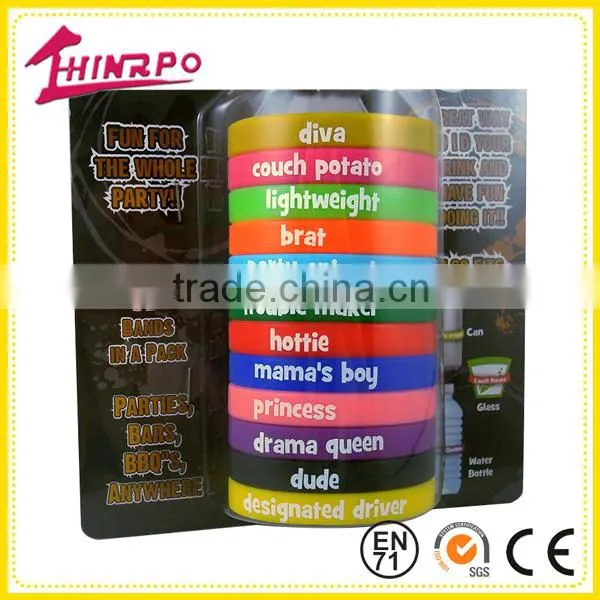 Wholesale & Top Selling silicone bottle band ,yiwu bracelets & bangles