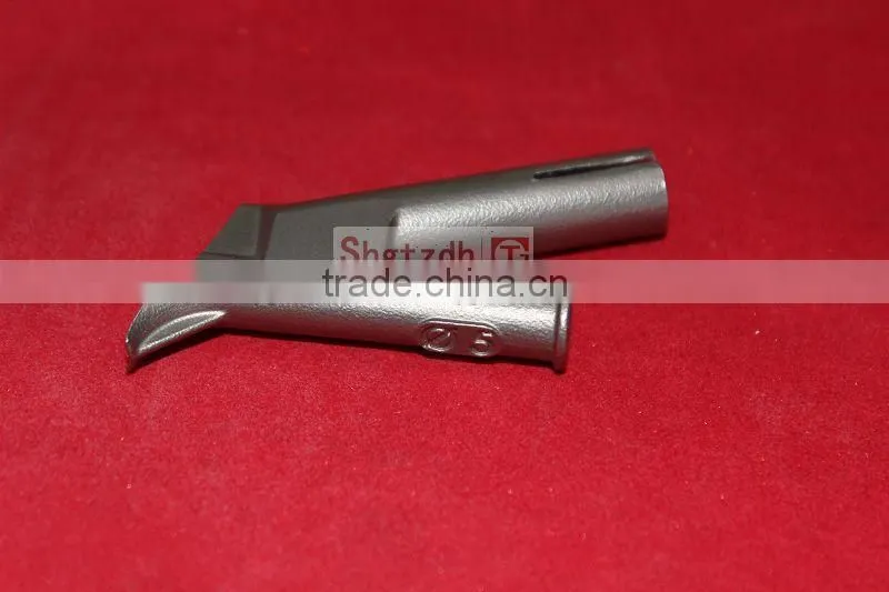 Hot air gun nozzle for industrial
