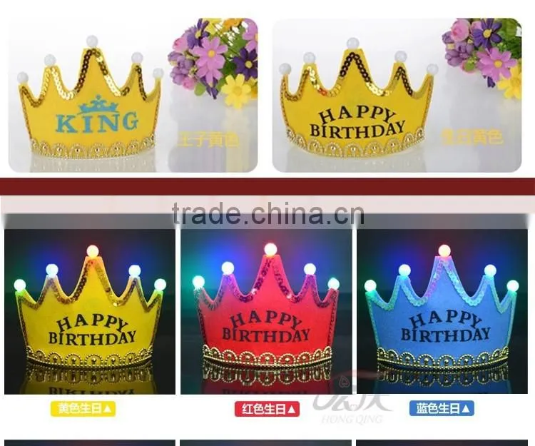 7 Colour Changing LED Crown For Party Decoration