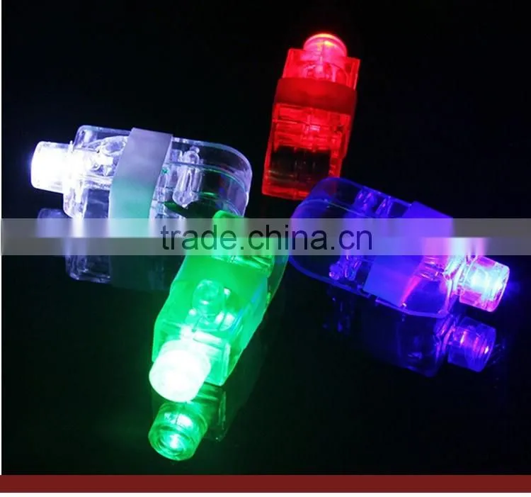 2016 New High Quality Cheap Colourful Flashing Led Finger Lights Party Decorations