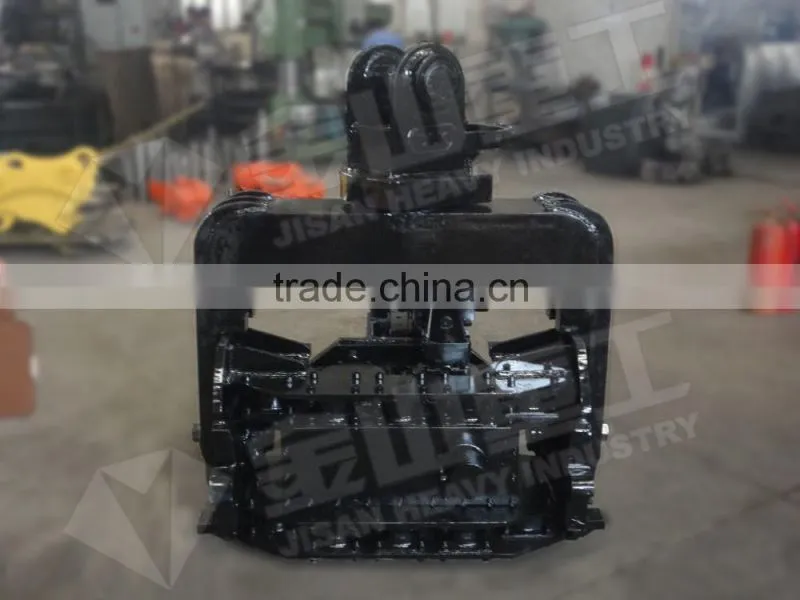 Excavator mounted hydraulic sheet pile driver vibro hammer for concrete piles