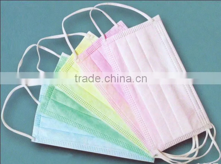 Factory cheapest Disposable non woven 3ply face mask