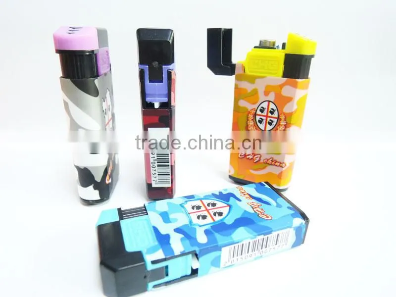 novelty auto cap customized picture cover electric windproof cigar lighter