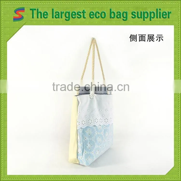 canvas water bag waffle weave cotton cosmetic bag