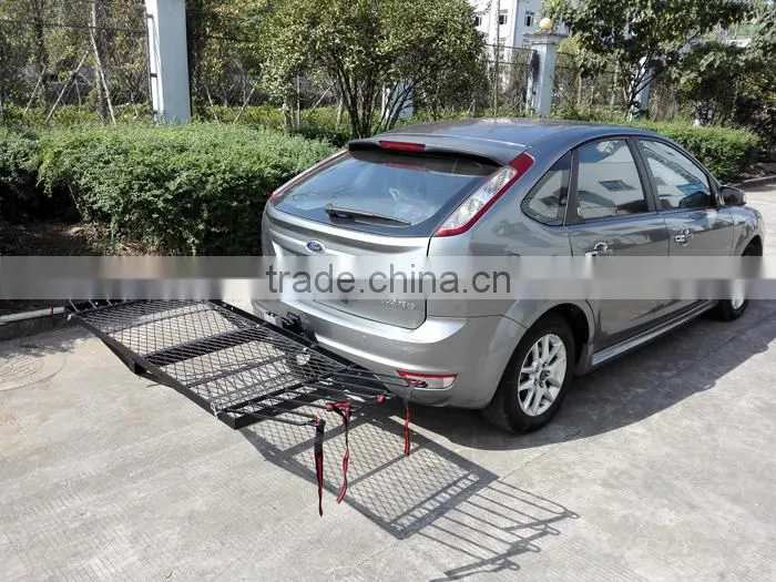 New Design Steel Foldable Powder coated steel car bike rack