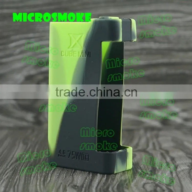 Newest product Smoke Xcube Mini 75w tc box mod silicone case/skin/sleeve/sticker/cover/enclosure/decal/wraps in stock