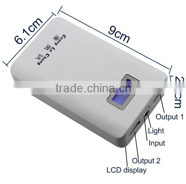 Portable 10400mah universal power bank with FC CE ROHS