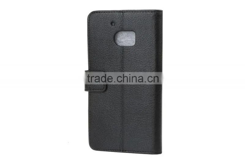 MMT Flip Leather Case for HTC M10 Wallet Cover with Card Slot Photo Frame PU Wallet Case Litchi Grain Style MT-5664