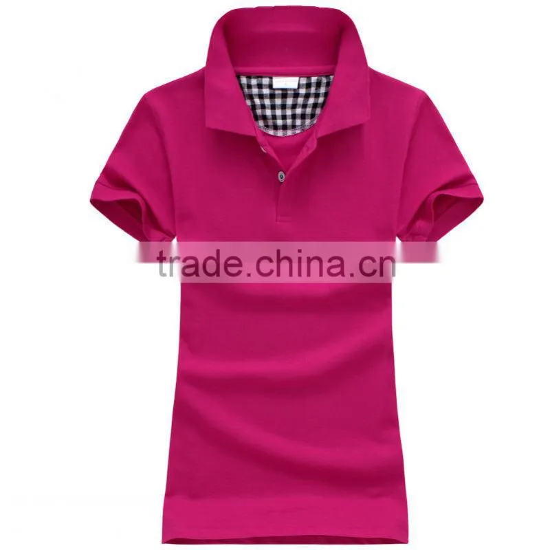 Made in China rose cheap polo shirts