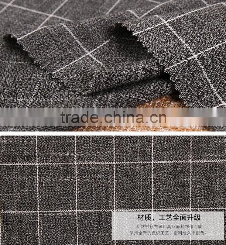 100% cotton printed fabrics for mens shirt