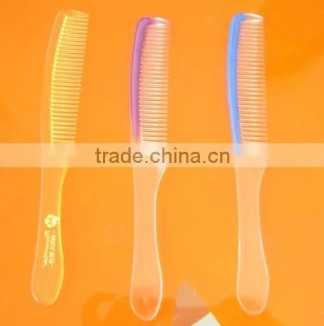fashion practical hot-selling transparent plastic cheap hotel combs