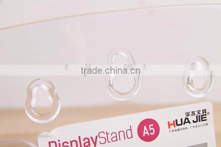 In hotel or Canteen hanging service equipment Plastic suspension hanging PS display stand